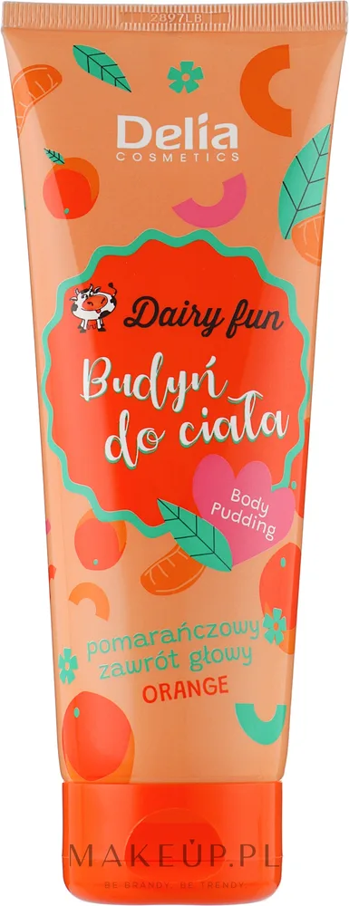 Delia Dairy Fun Orange Whirl Body Pudding — бальзам-пудинг для тела с ароматом апельсина, 250 мл