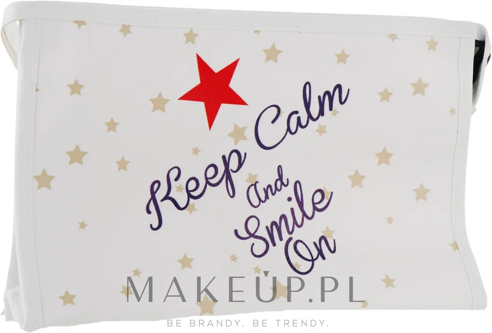 Косметичка Elita 107 Keep Calm белая, 1 шт