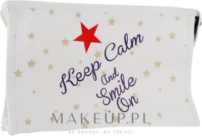 Косметичка Elita 107 Keep Calm белая, 1 шт