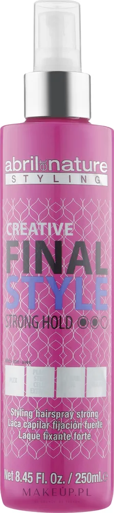 Спрей для волос Abril et Nature Advanced Stiyling Creative Final Style Strong Hold сильной фиксации, с аргановым маслом, 250 мл