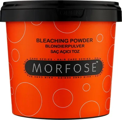 Осветляющая пудра для волос Morfose Bleaching Powder Blue Hair, для мелирования, 1000 мл