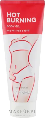 Гель для тела антицеллюлитный Missha Hot Burning Perfect Body Gel согревающий, с ментолом, 200 мл