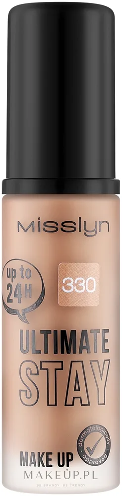 Тонирующий крем Misslyn Ultimate Stay Make Up Pump матирующий стойкий, 30 мл, оттенок 620 - Dark Chestnut