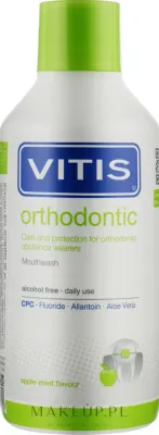 Ополаскиватель для полости рта Dentaid Vitis Orthodontic Mouthwash с аллантоином и алоэ, для детей с 7 лет, 500 мл
