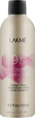 Крем-окислитель для волос Lakme Color Developer 9V, 2,7%, для осветления на один тон