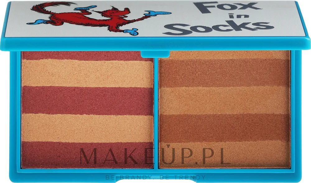 Палетка для контуринга лица I Heart Revolution Dr. Seuss Fox in Sox Face Palette, четыре оттенка, 10 г