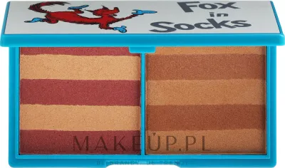 Палетка для контуринга лица I Heart Revolution Dr. Seuss Fox in Sox Face Palette, четыре оттенка, 10 г