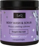 LaQ пилинг для тела моющий Незабудка 220 г, Body Scrub and Wash Peeling, скраб и гель для душа 2 в 1 — фото 1