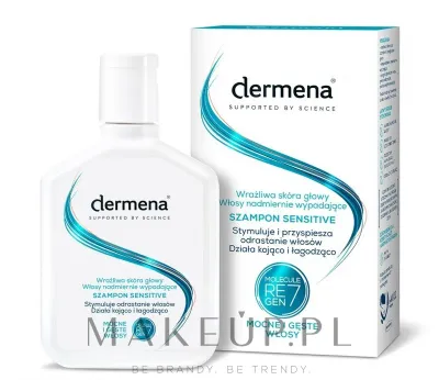 Шампунь для чувствительной кожи головы Dermena Hair Care Sensitive Shampoo успокаивающий, 200 мл