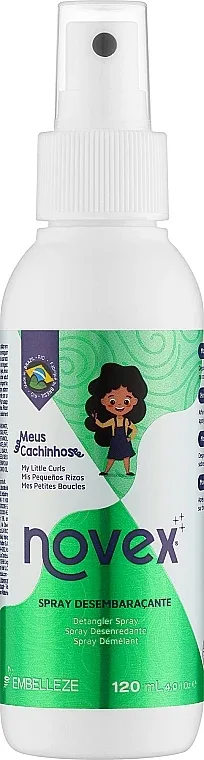 Спрей для расчёсывания вьющихся волос Novex My Little Curls Detangler, 120 мл
