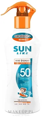 Спрей для тела детский Sun Like Kids молочко солнцезащитное SPF 50 200 мл