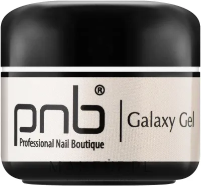 Гель для ногтей PNB UV/LED Galaxy Gel густой прозрачный, с глиттером, 5 мл