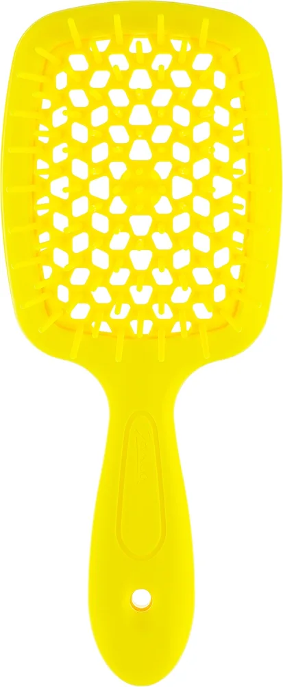 Щётка для волос Janeke Small Superbrush Neon Yellow неоново-жёлтая