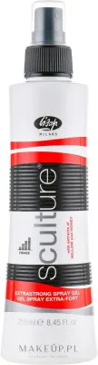 Гель-спрей для волос Lisap Sculture Extrastrong Spray Gel экстрасильной фиксации, для укладки и объёма, 250 мл