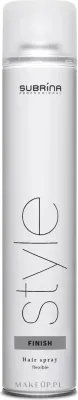 Subrina Professional Subrina Style Finish Hair Spray Flexible - Лак для волос Subrina Style Finish Hair Spray Flexible лёгкой фиксации, эластичный, 500 мл