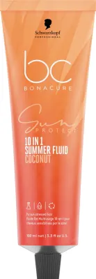 Мультифункциональный флюид 10 в 1 для волос Schwarzkopf Professional Bonacure Sun Protect Summer Fluid Coconut, на лето, 100 мл