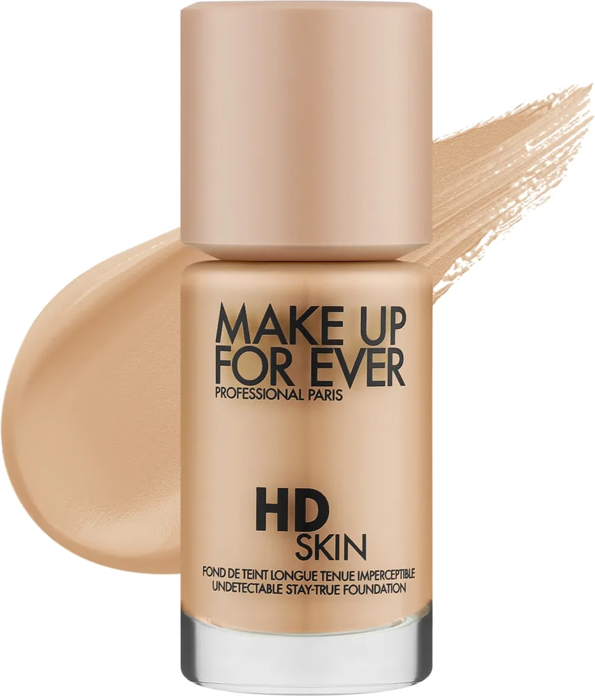 Тональная основа Make Up For Ever HD Skin Foundation стойкая увлажняющая, 30 мл, оттенок 1Y04