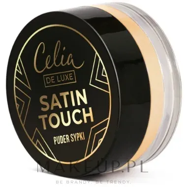Рассыпчатая пудра Celia De Luxe Satin Touch матирующая полупрозрачная, 10 г