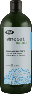 Шампунь Lisap Keraplant Nature против перхоти с пироктон оламином, хной и чайным деревом, 1000 мл