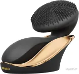 Щётка для умывания и массажа лица Diforo Arum Black Gold с технологией Xsound Pulse, чёрно-золотая, 1 шт — фото 1