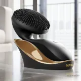 Щётка для умывания и массажа лица Diforo Arum Black Gold с технологией Xsound Pulse, чёрно-золотая, 1 шт — фото 3