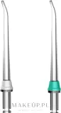 Сменные насадки для ирригатора Dr. Mayer WT6000, для чистки вокруг брекетов, коронок и мостов, 2 шт — фото 1