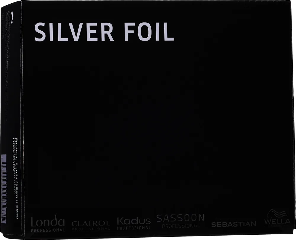 Wella Professionals Wella Professional Silver Foil - Серебристая фольга для окрашивания волос Wella Professional Silver Foil, прочная и эластичная, 2 рулона