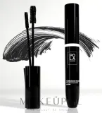 Pola Cosmetics Infinity тушь для ресниц Black 8 г удлиняющая плоская щёточка с гиалуроновой кислотой стойкая для чувствительных глаз — фото 4