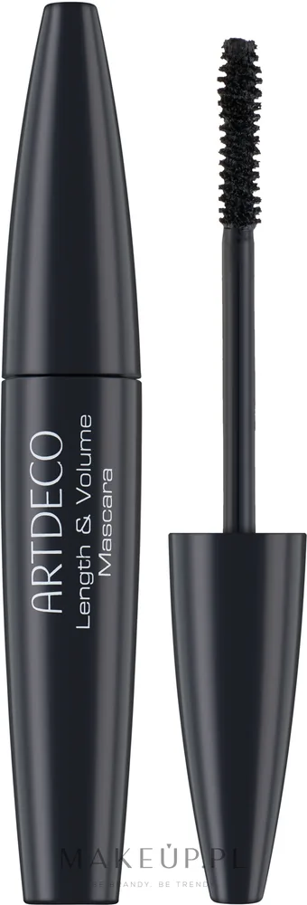 Тушь для ресниц Artdeco Length и Volume для длины и объёма, щёточка в форме песочных часов, 12 мл, оттенок Black