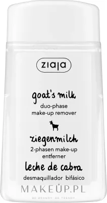 Двухфазное средство для снятия макияжа Ziaja Goats Milk Make-up Remover с козьим молоком, для водостойкого макияжа, 120 мл