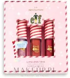 Набор блесков для губ I Heart Revolution Elf Candy Cane Forest 3 оттенка по 2 мл — фото 1