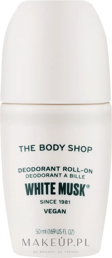 Дезодорант шариковый The Body Shop White Musk Deodorant Roll-On с ароматом мускуса, 50 мл