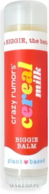 Бальзам для губ Crazy Rumors Biggie Cereal Milk Lip Balm увлажняющий, с ароматом хлопьев с молоком, 17 г