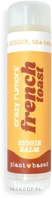 Бальзам для губ Crazy Rumors Biggie French Toast Lip Balm увлажняющий, с ароматом ванили и корицы, 17 г