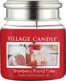 Village Candle Strawberry Pound Cake / Свеча в стекле, клубника, ваниль и сахар, 389 г — фото 1