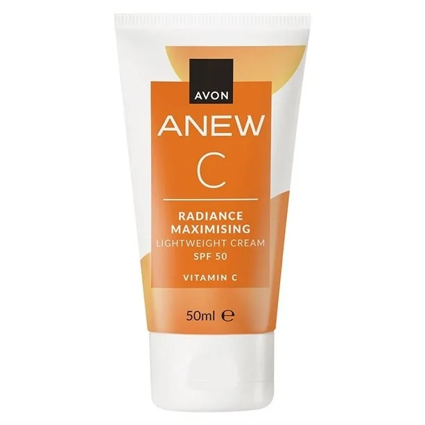 Крем для лица дневной Avon Anew Radiance Maximising с витамином C, матирующий, SPF 50, 50 мл