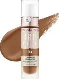 Тональная основа Makeup Revolution IRL Filter Longwear Foundation матирующая стойкая, 23 мл, оттенок F14 — фото 1