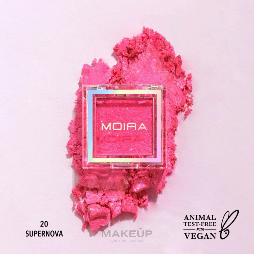 Тени для век Moira Lucent Cream Shadow кремовые, оттенок 020 - Supernova