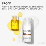 Крем для волос Olaplex No. 6 Bond Smoother восстанавливающий, для укладки, антипушение, 100 мл — фото 6