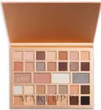 Палетка теней для век Revolution Pro Influencer Overnight Shadow Book 32 оттенка, матовые и с шиммером, 35 г, оттенок 2 - Soft Glam — фото 1