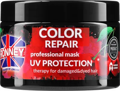 Маска для волос Ronney Professional с UV-защитой, защита цвета, экстракт японской вишни, для всех типов, 1000 мл