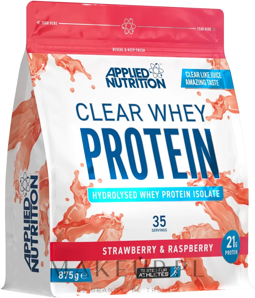 Сывороточный протеин Applied Nutrition Clear Whey гидролизованный изолят со вкусом клубники и малины