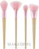 Набор кистей для макияжа EcoTools Elements Wind-Kissed Finish Kit 4 шт. розовый — фото 1