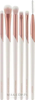 Набор кистей для глаз EcoTools Eco Luxe Exquisite Eye Kit 6 шт. цвета розового золота