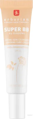 BB крем для лица Erborian Super BB Ginseng SPF 20, с женьшенем, придающий сияние