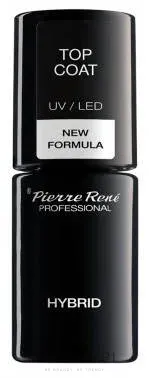Топ для гибридного лака Pierre Rene Hybrid Top Coat глянцевый, самовыравнивающийся, 6 мл