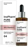 Сыворотка для лица InoPharm Pure Elements 15% Vitamin C осветляющая с витаминами C и E 30 мл — фото 1