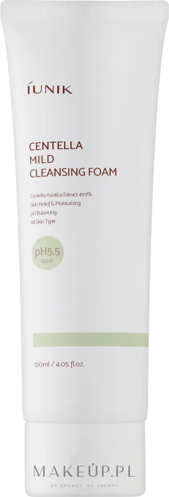 iUNIK Centella Mild Cleansing Foam мягкая очищающая пенка для лица с центеллой и салициловой кислотой 120 мл
