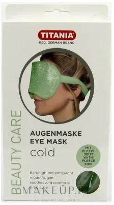 Гелевая охлаждающая маска для глаз Titania Eye Mask Cold многоразовая, на липучке, 1 шт