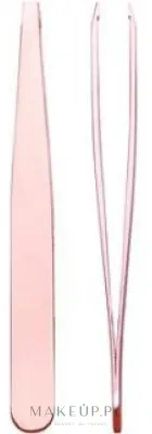 Пинцет для бровей Titania Rose Gold 1091/75RGA B прямой, в блистере, 9,5 см